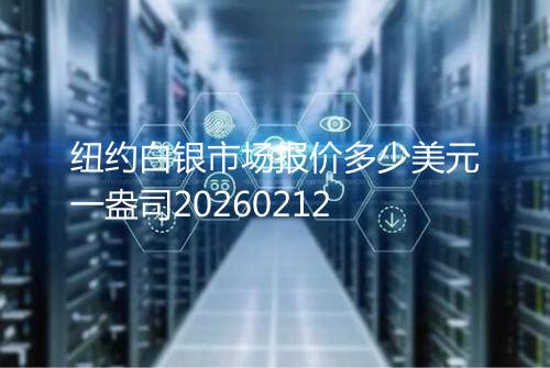 纽约白银市场报价多少美元一盎司20260212