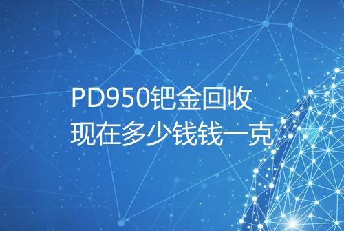 PD950钯金回收现在多少钱钱一克