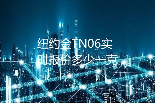 纽约金TN06实时报价多少一克