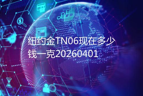 纽约金TN06现在多少钱一克20260401