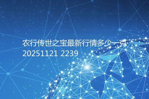 农行传世之宝最新行情多少一克20251121 2239