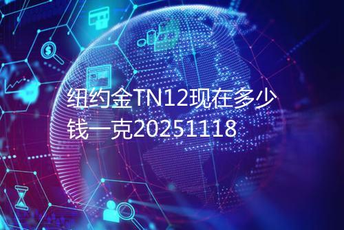 纽约金TN12现在多少钱一克20251118