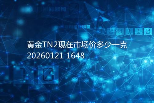 黄金TN2现在市场价多少一克20260121 1648