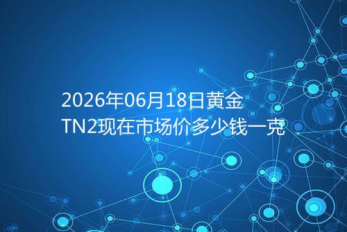 2026年06月18日黄金TN2现在市场价多少钱一克
