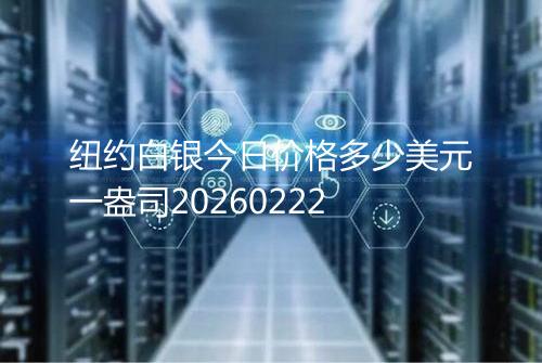 纽约白银今日价格多少美元一盎司20260222