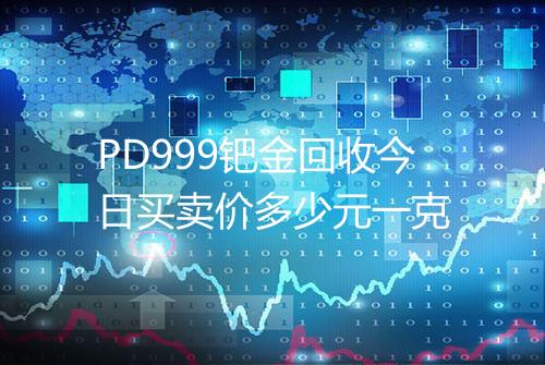 PD999钯金回收今日买卖价多少元一克