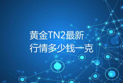 黄金TN2最新行情多少钱一克