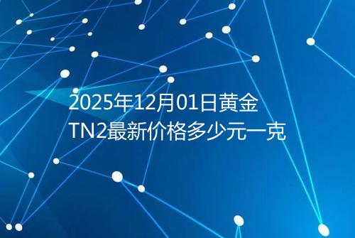 2025年12月01日黄金TN2最新价格多少元一克
