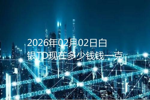 2026年02月02日白银TD现在多少钱钱一克