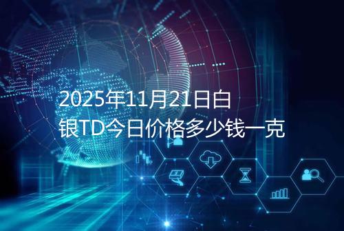 2025年11月21日白银TD今日价格多少钱一克