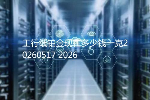 工行纸铂金现在多少钱一克20260517 2026