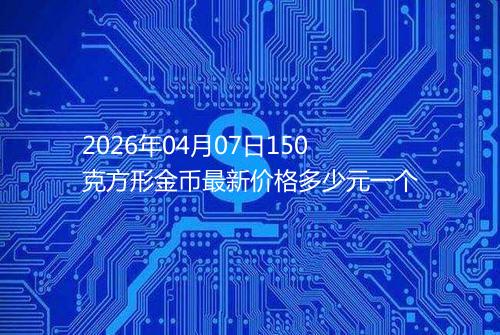 2026年04月07日150克方形金币最新价格多少元一个