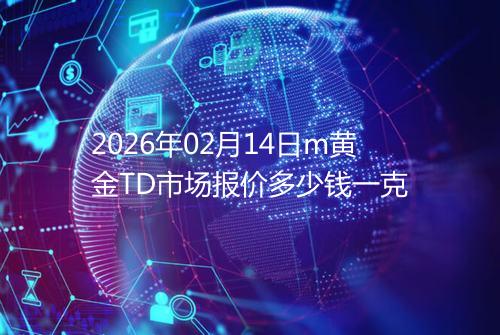2026年02月14日m黄金TD市场报价多少钱一克