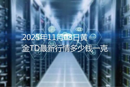 2025年11月08日黄金TD最新行情多少钱一克