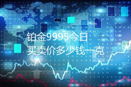 铂金9995今日买卖价多少钱一克