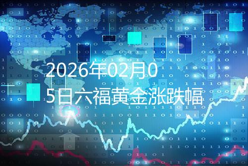 2026年02月05日六福黄金涨跌幅