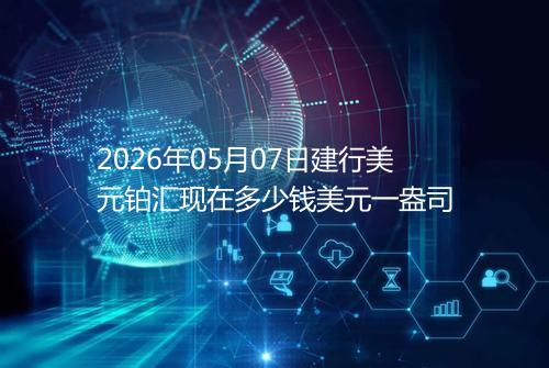 2026年05月07日建行美元铂汇现在多少钱美元一盎司
