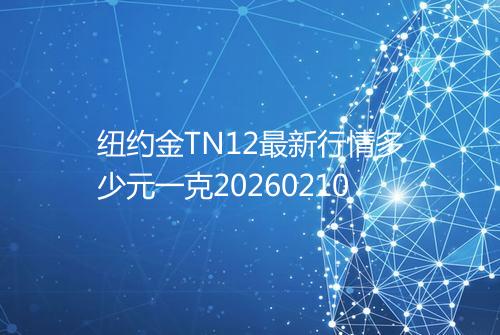 纽约金TN12最新行情多少元一克20260210