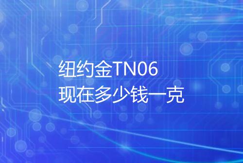 纽约金TN06现在多少钱一克