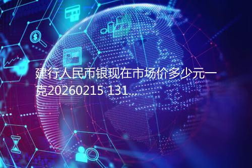 建行人民币银现在市场价多少元一克20260215 1314