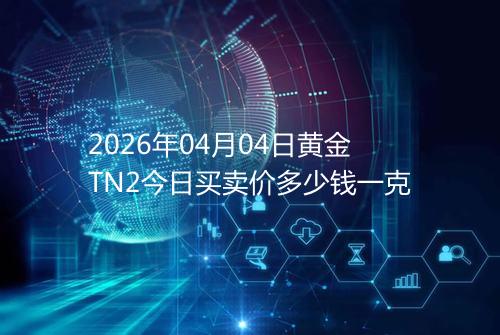 2026年04月04日黄金TN2今日买卖价多少钱一克