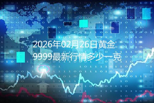 2026年02月26日黄金9999最新行情多少一克