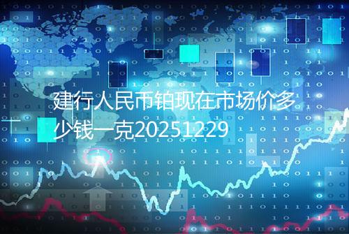 建行人民币铂现在市场价多少钱一克20251229