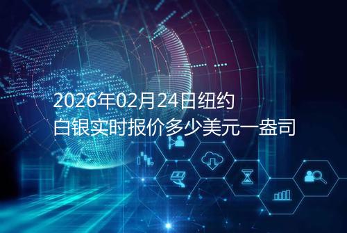 2026年02月24日纽约白银实时报价多少美元一盎司