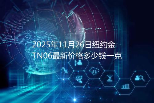 2025年11月26日纽约金TN06最新价格多少钱一克