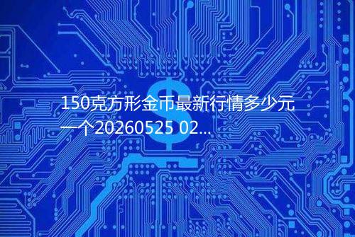 150克方形金币最新行情多少元一个20260525 0238
