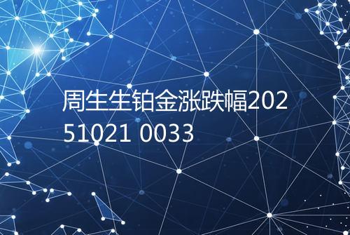 周生生铂金涨跌幅20251021 0033