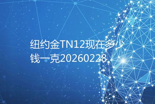 纽约金TN12现在多少钱一克20260228