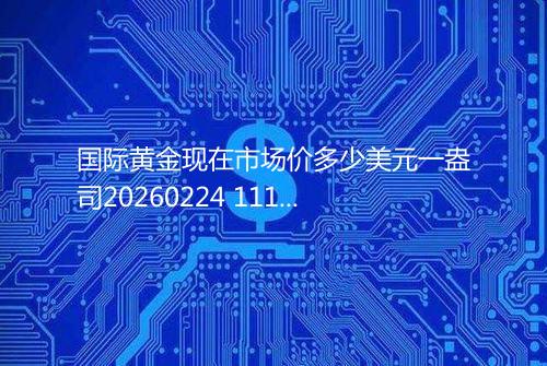 国际黄金现在市场价多少美元一盎司20260224 1111