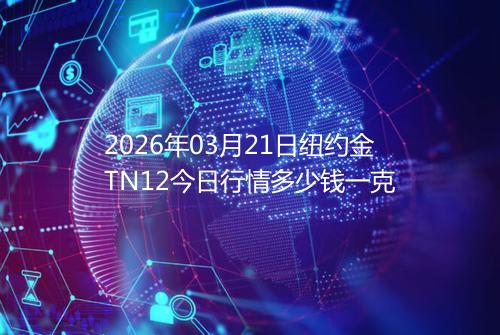 2026年03月21日纽约金TN12今日行情多少钱一克